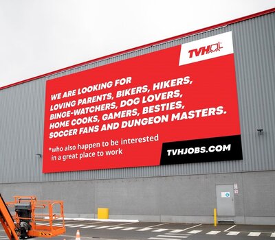 TVH is looking for football fans, cyclists, gamers ... in eye-catching employer branding campaign